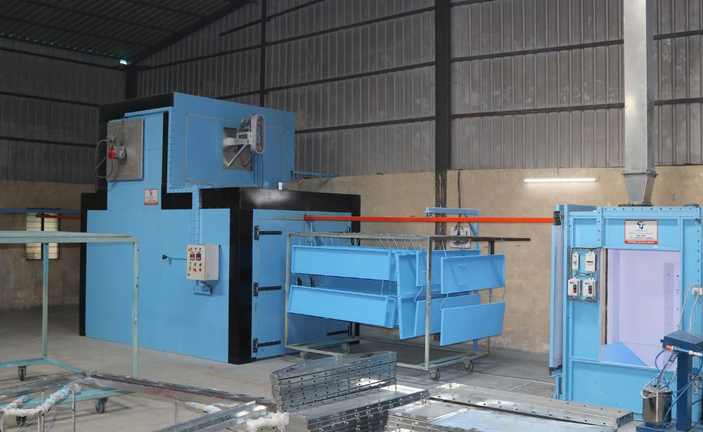 Batch type powder coating system-1